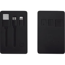 USB connector 3-in-1 met zaklamp bedrukken