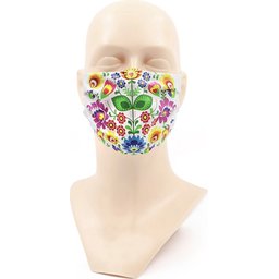 Wasbaar stoffen mondmasker met bedrukking naar keuze 1