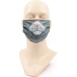 Wasbaar stoffen mondmasker met bedrukking naar keuze 2