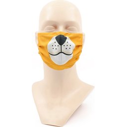 Wasbaar stoffen mondmasker met bedrukking naar keuze 3