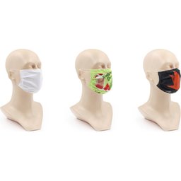 Wasbaar stoffen mondmasker met bedrukking naar keuze 4