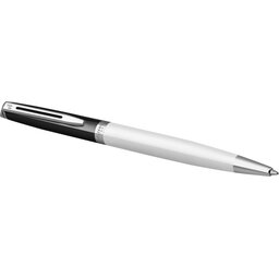Waterman Hemisphere balpen met kleurblokken en palladium afwerking (blauwe inkt) - Wit : Zwart - 3
