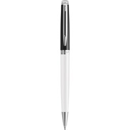 Waterman Hemisphere balpen met kleurblokken en palladium afwerking (blauwe inkt) - Blauw : Zwart - 1