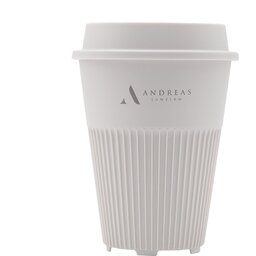 Donkergrijs Circular&Co Returnable Cup with Lid 340 ml – Duurzaam, stijlvol en praktisch