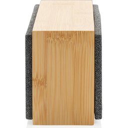 Wynn 10W bamboe draadloze speaker-zijkant