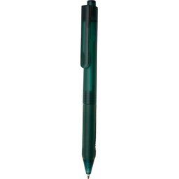 X9 frosted pen met siliconen grip - groen
