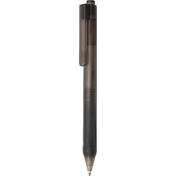 X9 frosted pen met siliconen grip -zwart