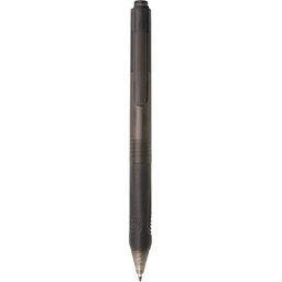 X9 frosted pen met siliconen grip -zwart - recht