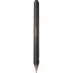 X9 frosted pen met siliconen grip -zwart - recht
