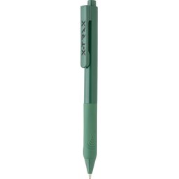 X9 pen met siliconen grip-groen gepersonaliseerd