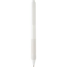 X9 pen met siliconen grip-wit - recht