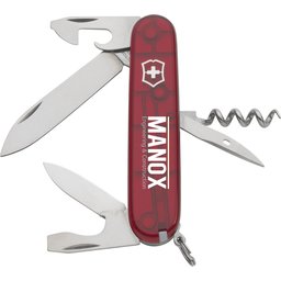 Zakmes Victorinox Spartan transparant rood