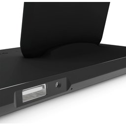 Zens Aluminium wireless charger en dock-detail