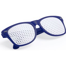 Zonnebril met bedrukte glazen blauw