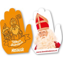 Zwaaihanden voor Sinterklaas