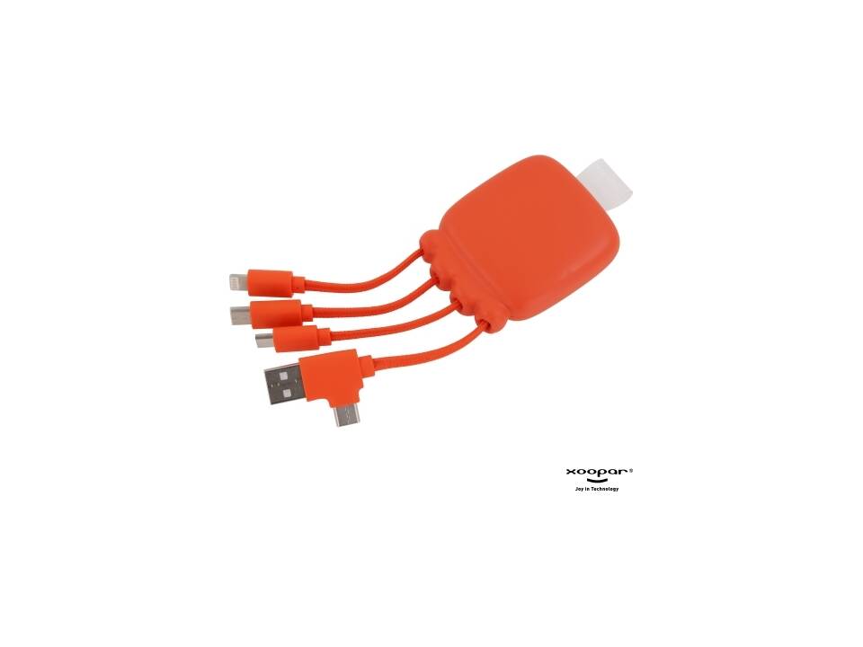 3192 | Xoopar Octopus Gamma 2 Bio Charging cable with 3.000mAh Powerbank 2