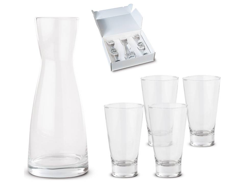 Carafe et 4 verres Aqua Plus 4 2