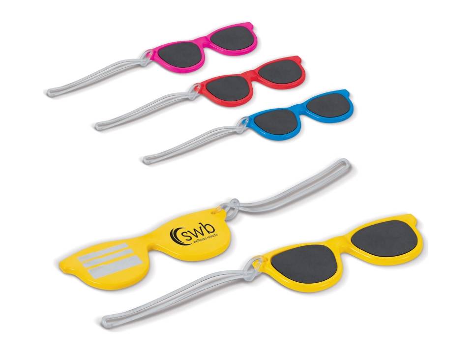 Etiquette à bagage lunettes 6
