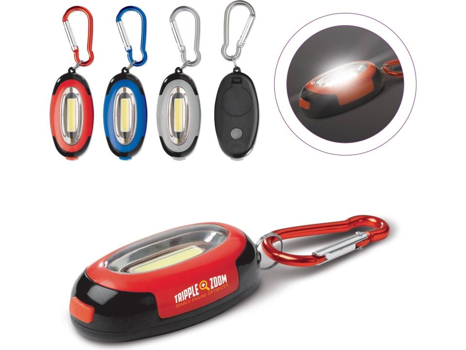 Porte-clés avec lampe COB 2