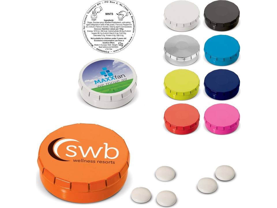 Boite métal de bonbons 1