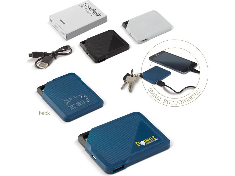 Powerbank Porte clé 1200mAh 8