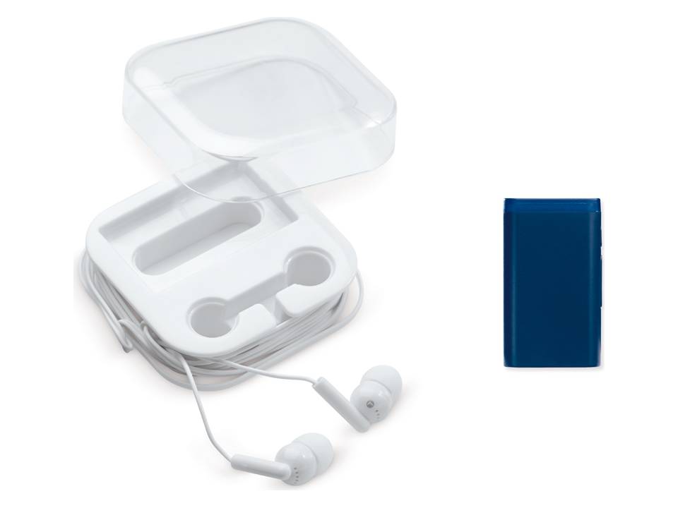 Set écouteurs/récepteur de musique sans fil 90mAh 7