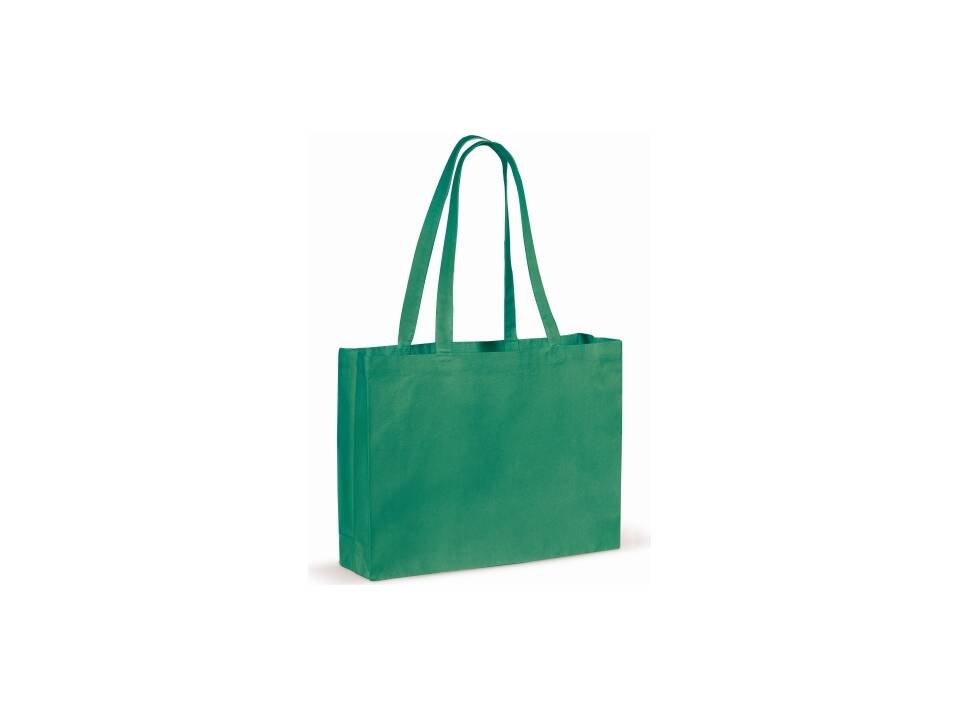 Recycled cotton bag with gusset 140g/m² 49x14x37cm 6
