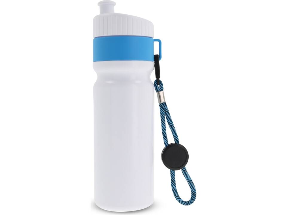 Bouteille de sport avec bord et cordon 750ml 19