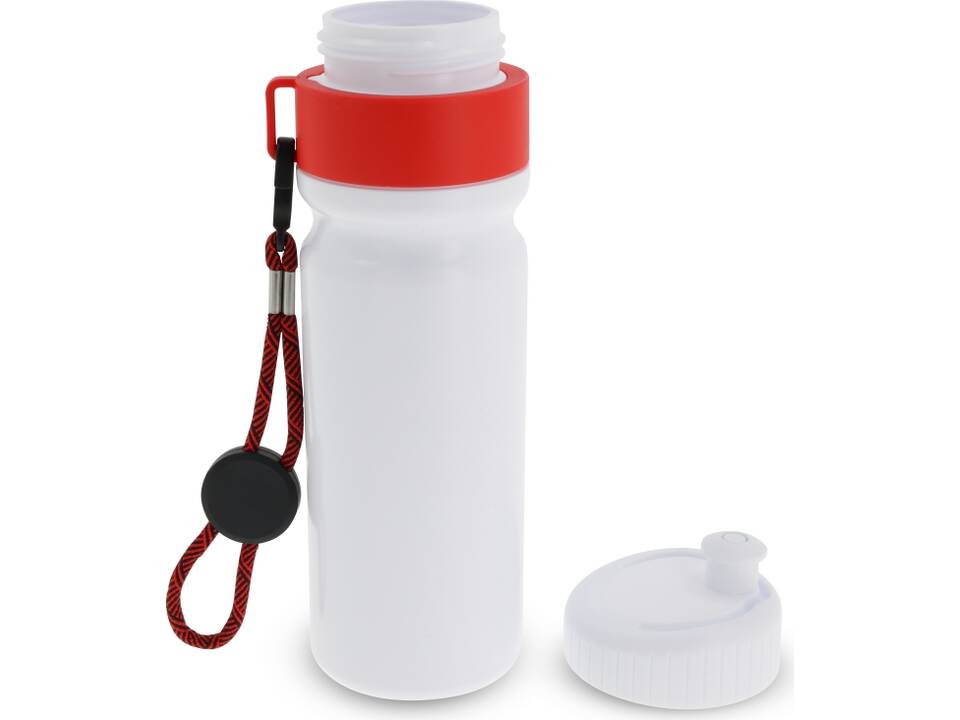 Bouteille de sport avec bord et cordon 750ml 15