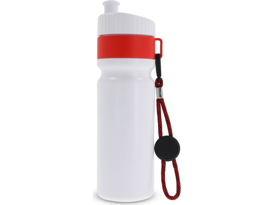 Bouteille de sport avec bord et cordon 750ml 16