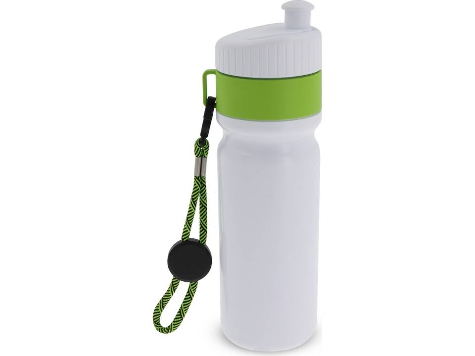 Bouteille de sport avec bord et cordon 750ml 39