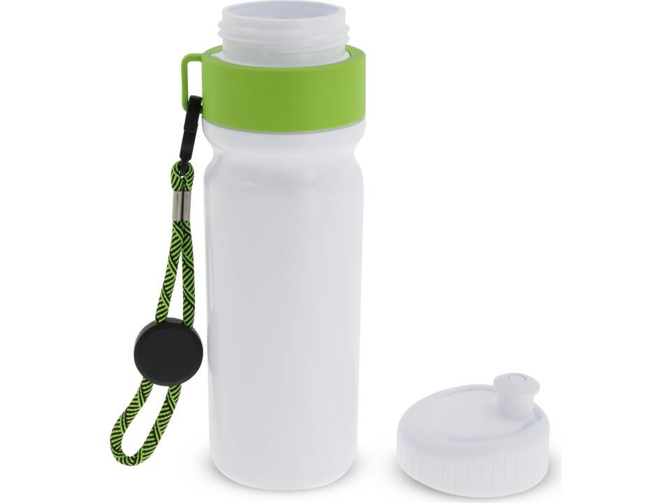 Bouteille de sport avec bord et cordon 750ml 38
