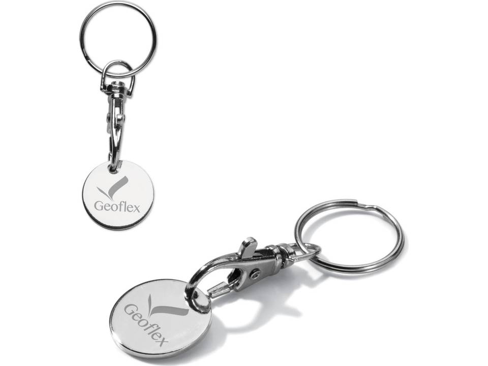 Porte-clés jeton de caddie 2