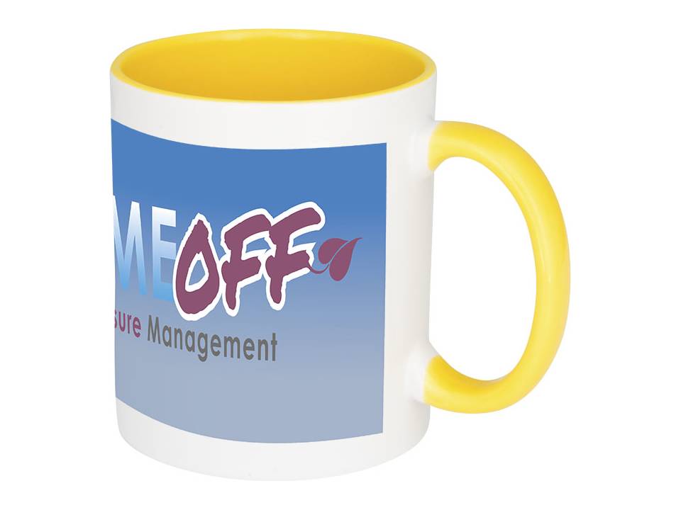 Tasse Pix de style pop - avec couleur sublimée 9