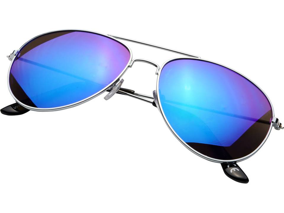 Lunettes de soleil Aviator avec verres réfléchissants colorés 12