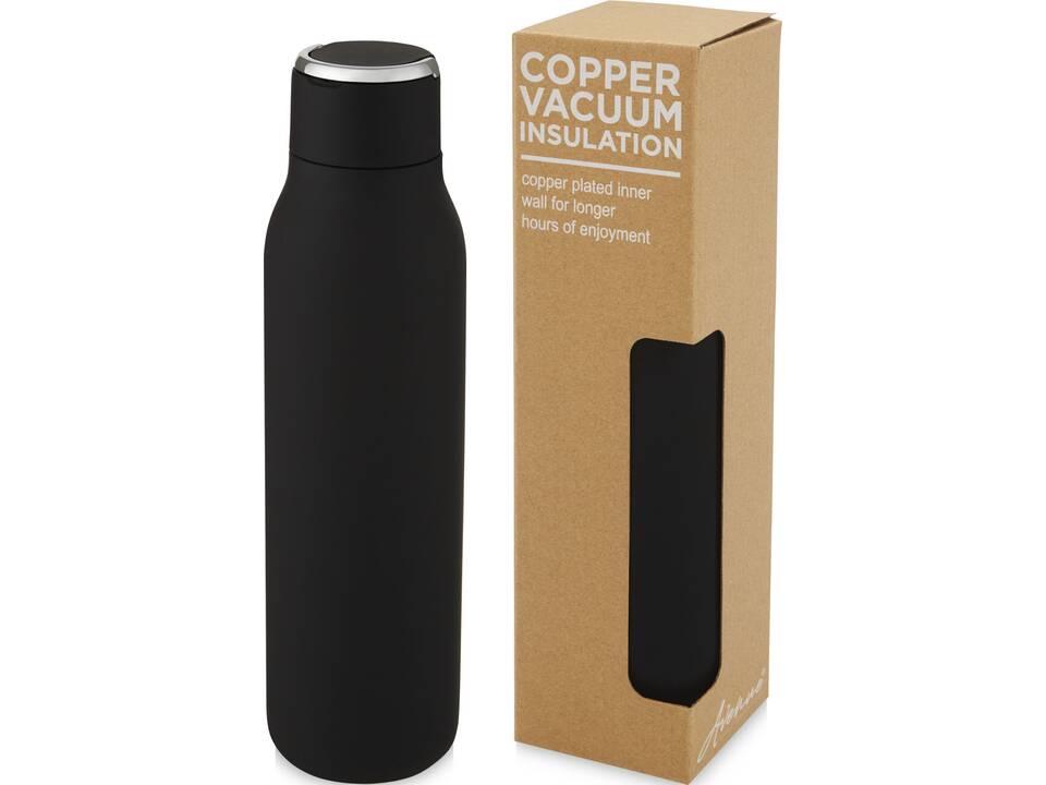 Bouteille isotherme Marka 600 ml avec couche de cuivre et avec boucle métallique 7