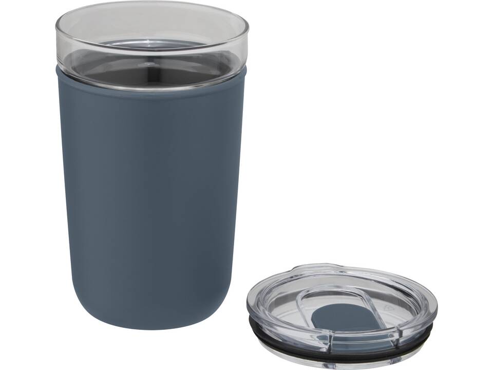 Gobelet en verre Bello de 420 ml avec paroi extérieure en plastique recyclé 10
