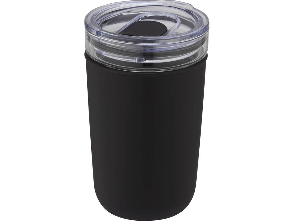 Gobelet en verre Bello de 420 ml avec paroi extérieure en plastique recyclé 25