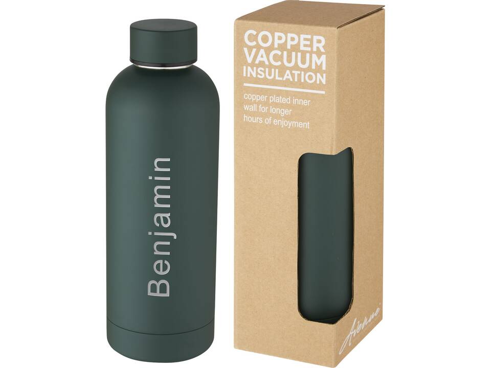 Bouteille isotherme Spring de 500 ml avec isolation sous vide et couche de cuivre 24
