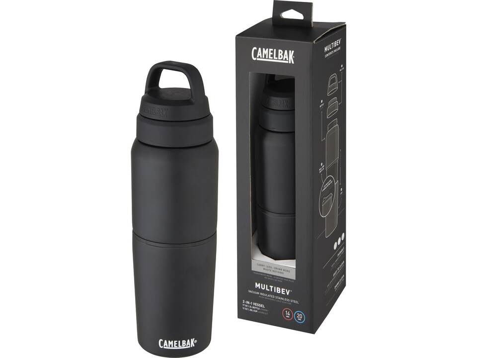 Bouteille MultiBev de 500 ml en acier inoxydable à isolation sous vide et gobelet de 350 ml 6