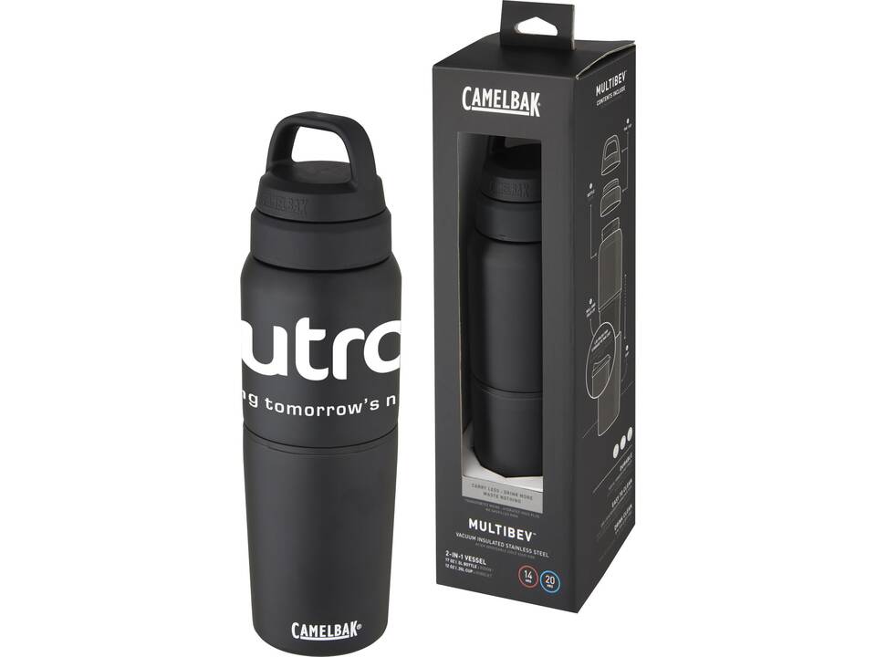 Bouteille MultiBev de 500 ml en acier inoxydable à isolation sous vide et gobelet de 350 ml 7