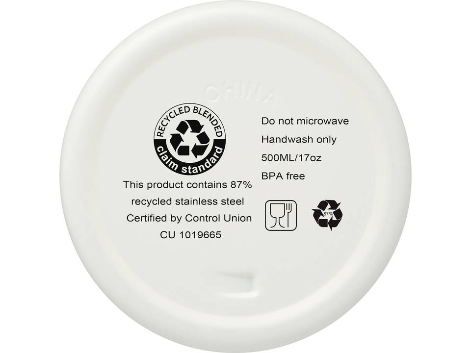 Bouteille isotherme sous vide Vasa de 500 ml en cuivre et acier inoxydable recyclé certifié RCS 18