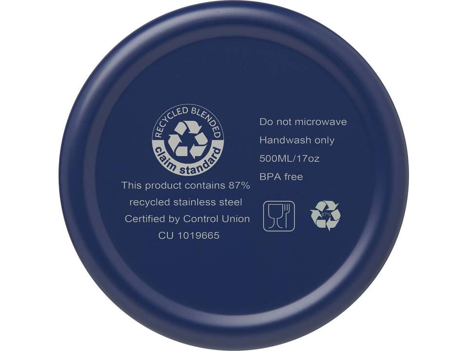 Bouteille isotherme sous vide Vasa de 500 ml en cuivre et acier inoxydable recyclé certifié RCS 31