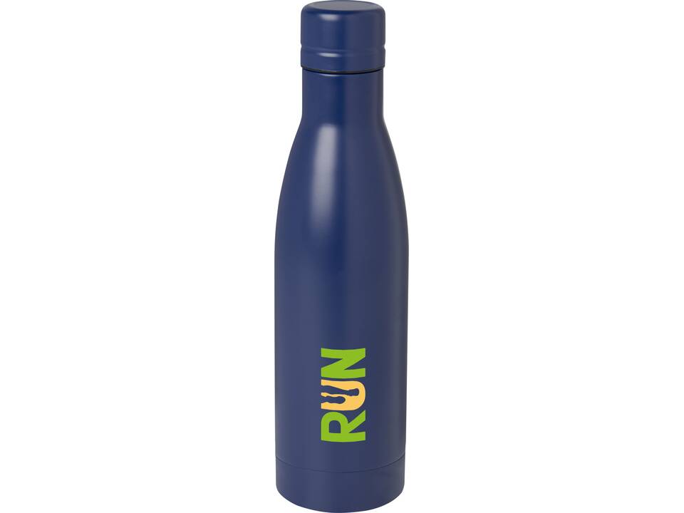 Bouteille isotherme sous vide Vasa de 500 ml en cuivre et acier inoxydable recyclé certifié RCS 28