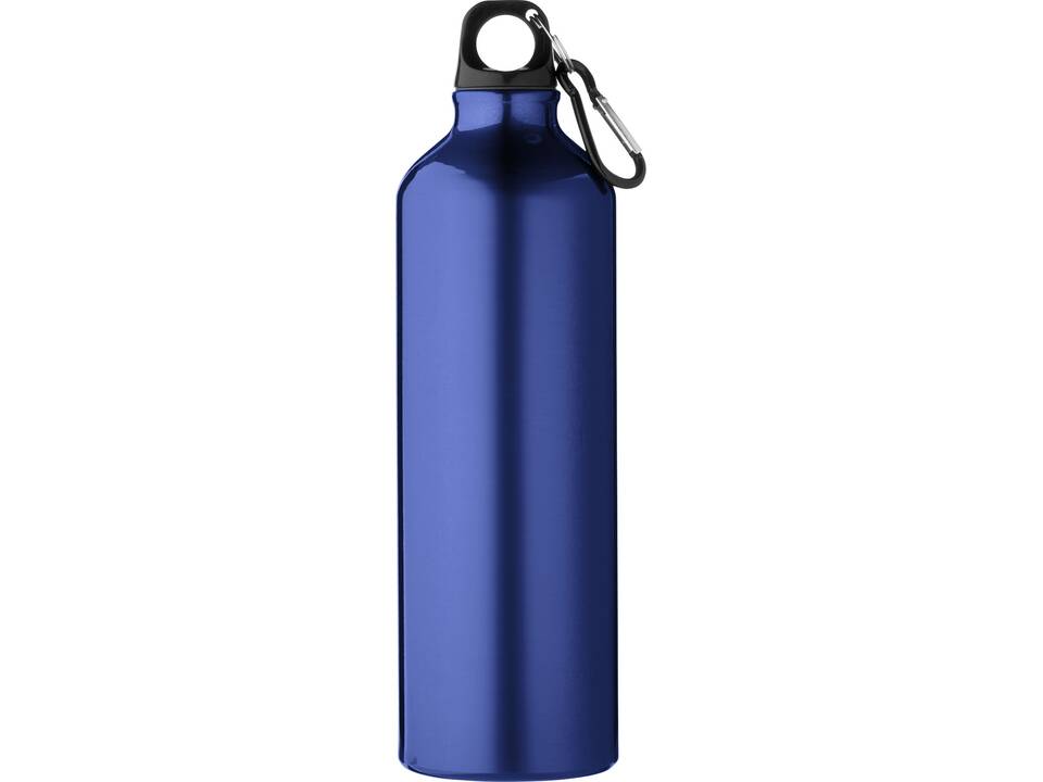 Bouteille d'eau Oregon de 770 ml en aluminium recyclé certifié RCS avec mousqueton 11