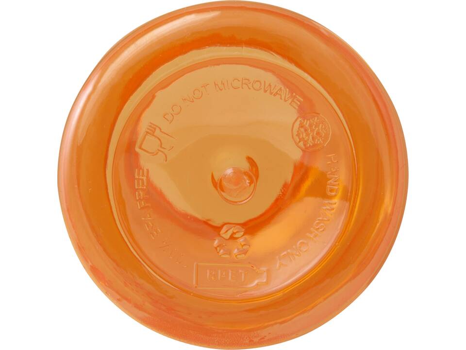 Bouteille d'eau Oregon de 400 ml en aluminium recyclé certifié RCS avec mousqueton 12