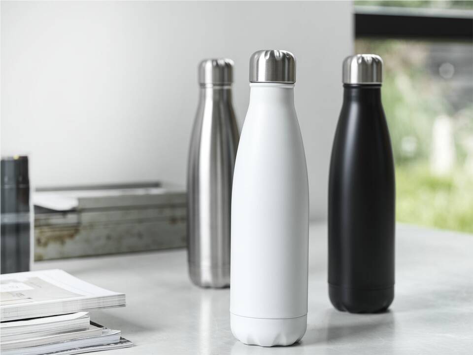 Bouteille isotherme sous vide Cove de 500 ml en cuivre et acier inoxydable recyclé certifié RCS 36