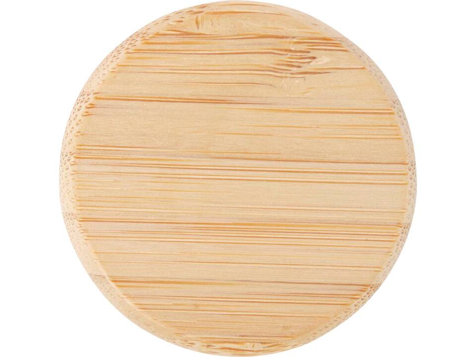 Bouteille d'eau en verre Porto de 500 ml avec poignée en silicone et couvercle en bambou 14