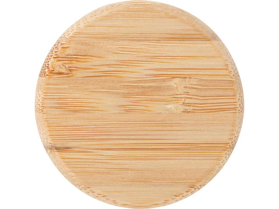 Bouteille d'eau en verre Porto de 500 ml avec poignée en silicone et couvercle en bambou 24