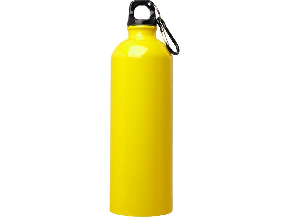 Bouteille d'eau Oregon de 750 ml simple paroi en acier recyclé certifié RCS avec mousqueton 7